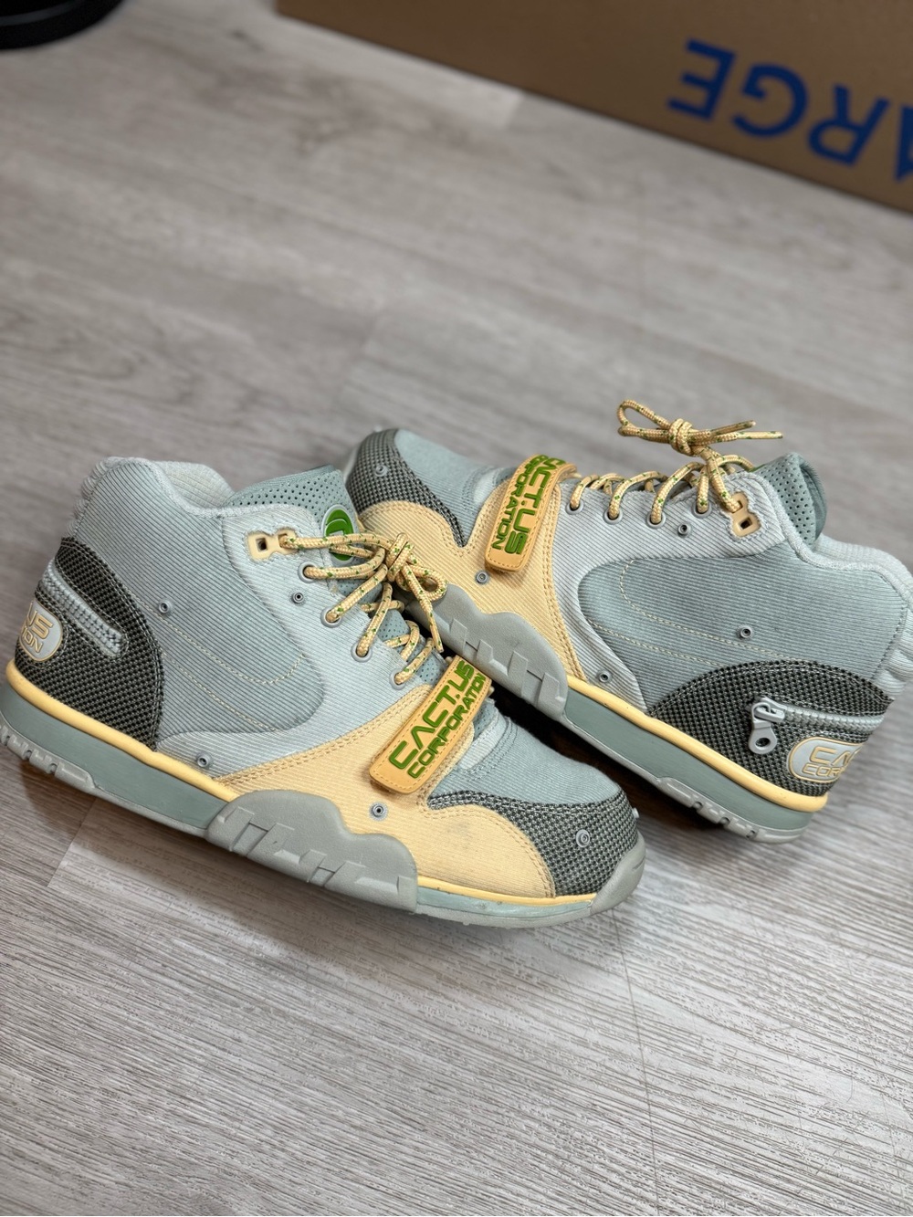 Nike x Travis Scott Air Trainer 1 SP Grey Haze Size 10 Men No Box - Picture 3 of 7